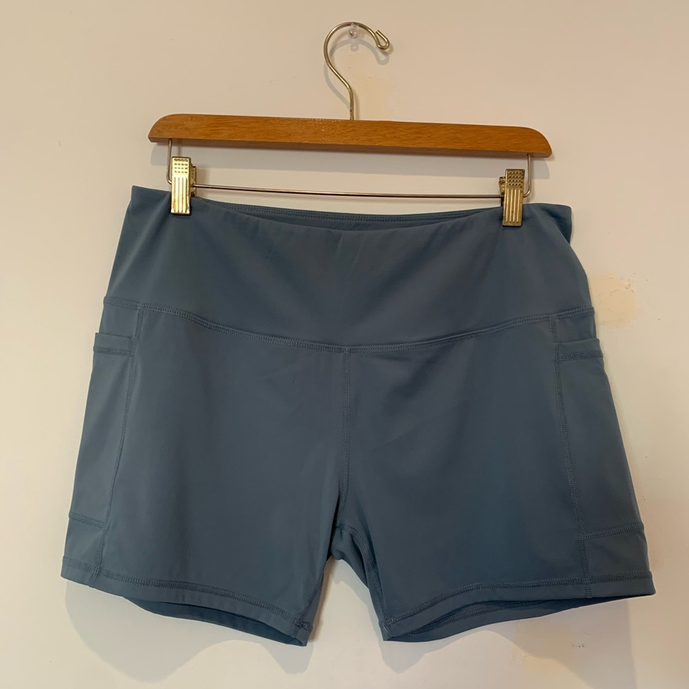 Blue Bike Shorts